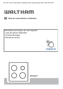 Mode d’emploi Waltham WTV3ZTT Table de cuisson