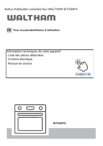 Mode d’emploi Waltham WTO64PX Four