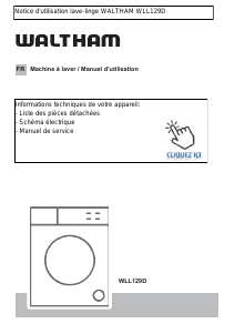 Mode d’emploi Waltham WLL129D Lave-linge