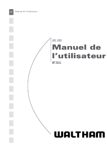 Mode d’emploi Waltham WT1005LL Lave-linge