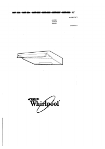 Mode d’emploi Whirlpool AKR 627 FBL Hotte aspirante