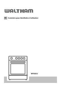 Mode d’emploi Waltham WT55CG Cuisinière