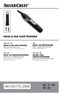 Manual SilverCrest IAN 355175 Nose Hair Trimmer