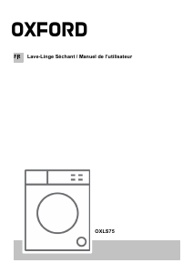 Mode d’emploi Oxford OXLS75 Lave-linge séchant