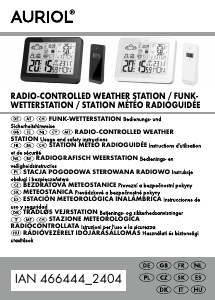 Manuál Auriol IAN 466444 Meteostanice