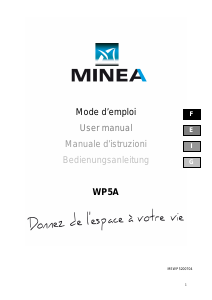 Handleiding Minea WP5A Vaatwasser