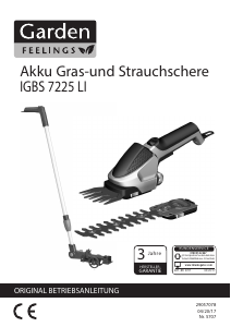Bedienungsanleitung Garden Feelings IGBS 7225 LI Heckenschere