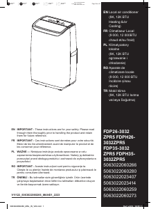 Manual Goodhome FDPH35- 3032 ZPR5 Aer condiționat