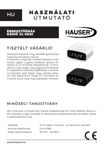 Használati útmutató Hauser CL-8025 Ébresztőórás rádió