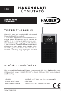 Használati útmutató Hauser TR-906PLL Rádió