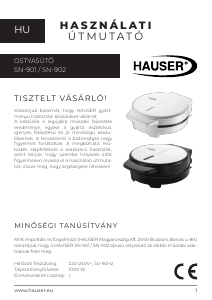 Használati útmutató Hauser SN-902 Gofrisütő