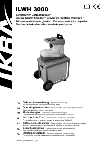 Mode d’emploi Ikra ILWH 3000 Broyeur à végétaux