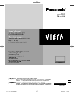 Bruksanvisning Panasonic TC-L32X30 Viera LCD TV