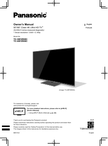 Manual Panasonic TC-65FZ950 LED Television