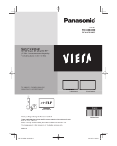 Manual Panasonic TC-65DX800 Viera LED Television