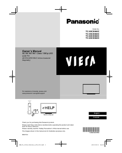 Mode d’emploi Panasonic TC-65CS560 Viera Téléviseur LED