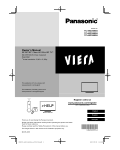 Manual Panasonic TC-65CX650 Viera LED Television