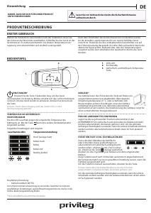 Manuale Privileg PCIL 178S12 Frigorifero-congelatore