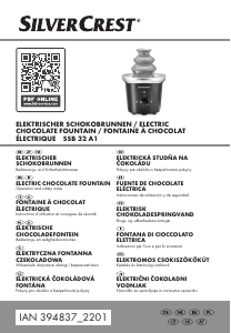 Használati útmutató SilverCrest IAN 394837 Csokoládé-szökőkút