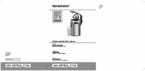 Bedienungsanleitung SilverCrest IAN 387824 Zitruspresse