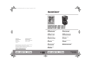 Használati útmutató SilverCrest IAN 438102 Kávéautomata