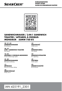 Használati útmutató SilverCrest IAN 425191 Kontaktgrill