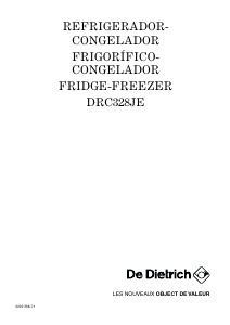 Manual De Dietrich DRC328JE Congelador