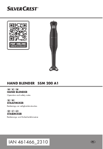 Bedienungsanleitung SilverCrest IAN 461466 Stabmixer