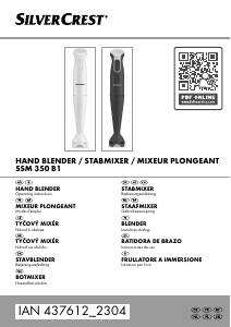 Manuale SilverCrest IAN 437612 Frullatore a mano