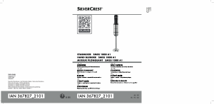Manual de uso SilverCrest IAN 367827 Batidora de mano