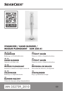 Instrukcja SilverCrest IAN 352759 Blender ręczny