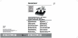 Használati útmutató SilverCrest IAN 393265 Főzőlap