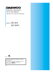 Bruksanvisning Daewoo DOC-091R Luftkonditionering