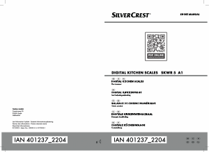 Brugsanvisning SilverCrest IAN 401237 Køkkenvægt