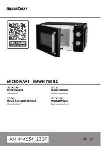 Mode d’emploi SilverCrest IAN 444654 Micro-onde
