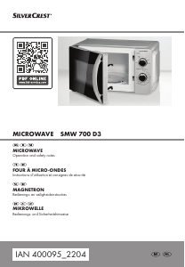 Mode d’emploi SilverCrest IAN 400095 Micro-onde