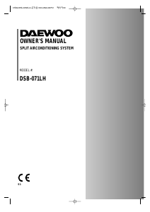 Manual Daewoo DSB-071LH Air Conditioner