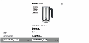 Bedienungsanleitung SilverCrest IAN 356365 Milchaufschäumer