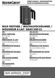 Bruksanvisning SilverCrest IAN 409625 Mjölkskummare