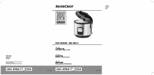 Mode d’emploi SilverCrest IAN 498417 Cuiseur à riz