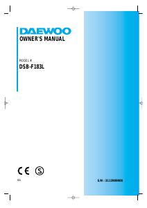 Handleiding Daewoo DSB-F183L Airconditioner