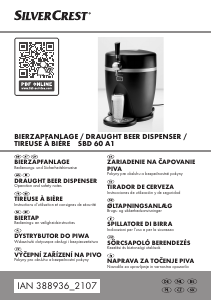 Mode d’emploi SilverCrest IAN 388936 Système de tireuse