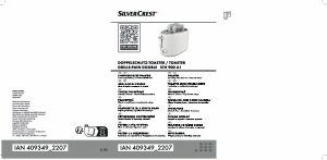 Használati útmutató SilverCrest IAN 409349 Kenyérpirító