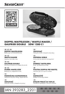 Manuale SilverCrest IAN 393283 Macchina per waffle