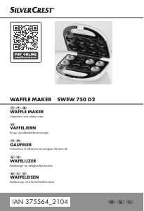 Bedienungsanleitung SilverCrest IAN 375564 Waffeleisen
