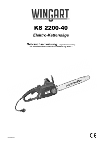 Bedienungsanleitung Wingart KS 2200-40 Kettensäge
