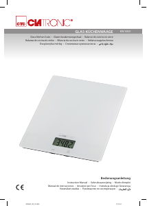 Bedienungsanleitung Clatronic KW 3820 Küchenwaage