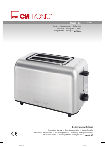 Руководство Clatronic TA 3822 Тостер