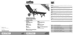 Bedienungsanleitung Florabest IAN 279623 Gartenstuhl