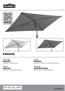 Bruksanvisning Florabest IAN 351330 Parasoll